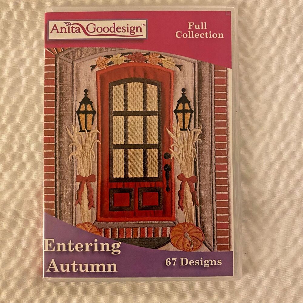Anita Goodesign Entering Autumn Full Collection Embroidery CD 67 Designs 225AGHD